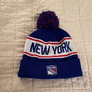 Fanatics Blue and Red New York Beanie